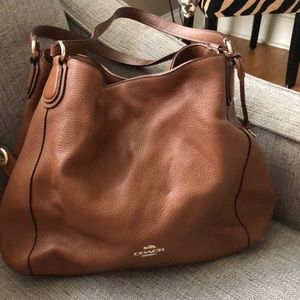 Brown Coach handbag